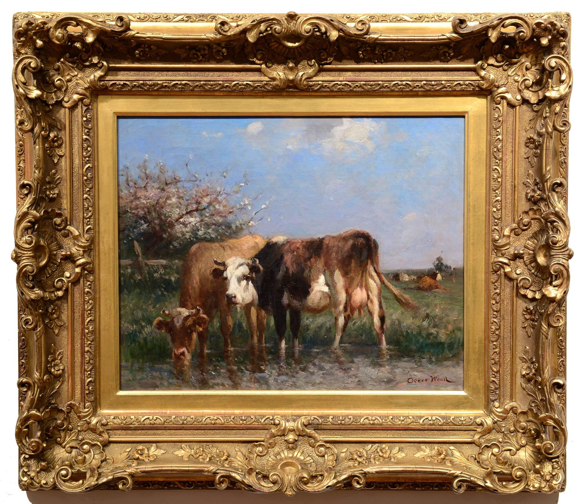 Spring Pasture - Painting by Ogden Wood