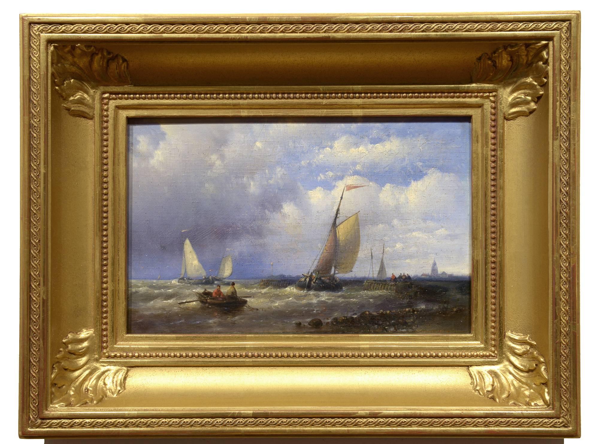 Shipping Off the Coast - Painting by Abraham Hulk the Elder