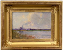 Village Along the Riverbank