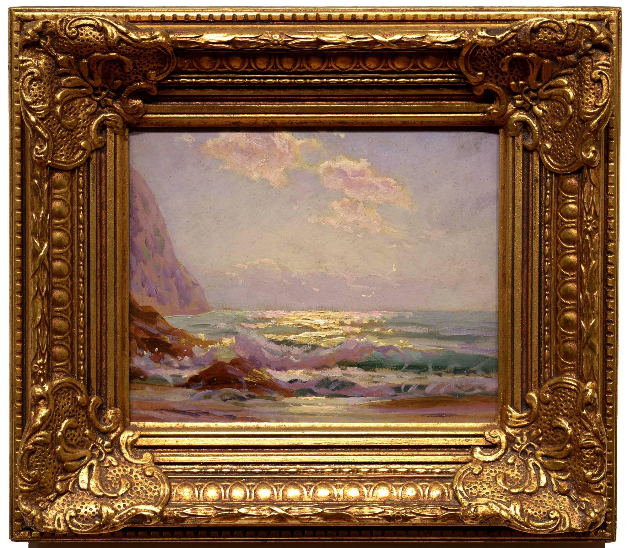 Des mers lumineuses - Painting de Constantin Aleksandrovich Westchiloff