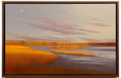 October Moonrise, Maquoit Bay