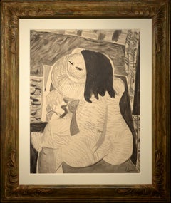 Cubist Drawings and Watercolor Paintings