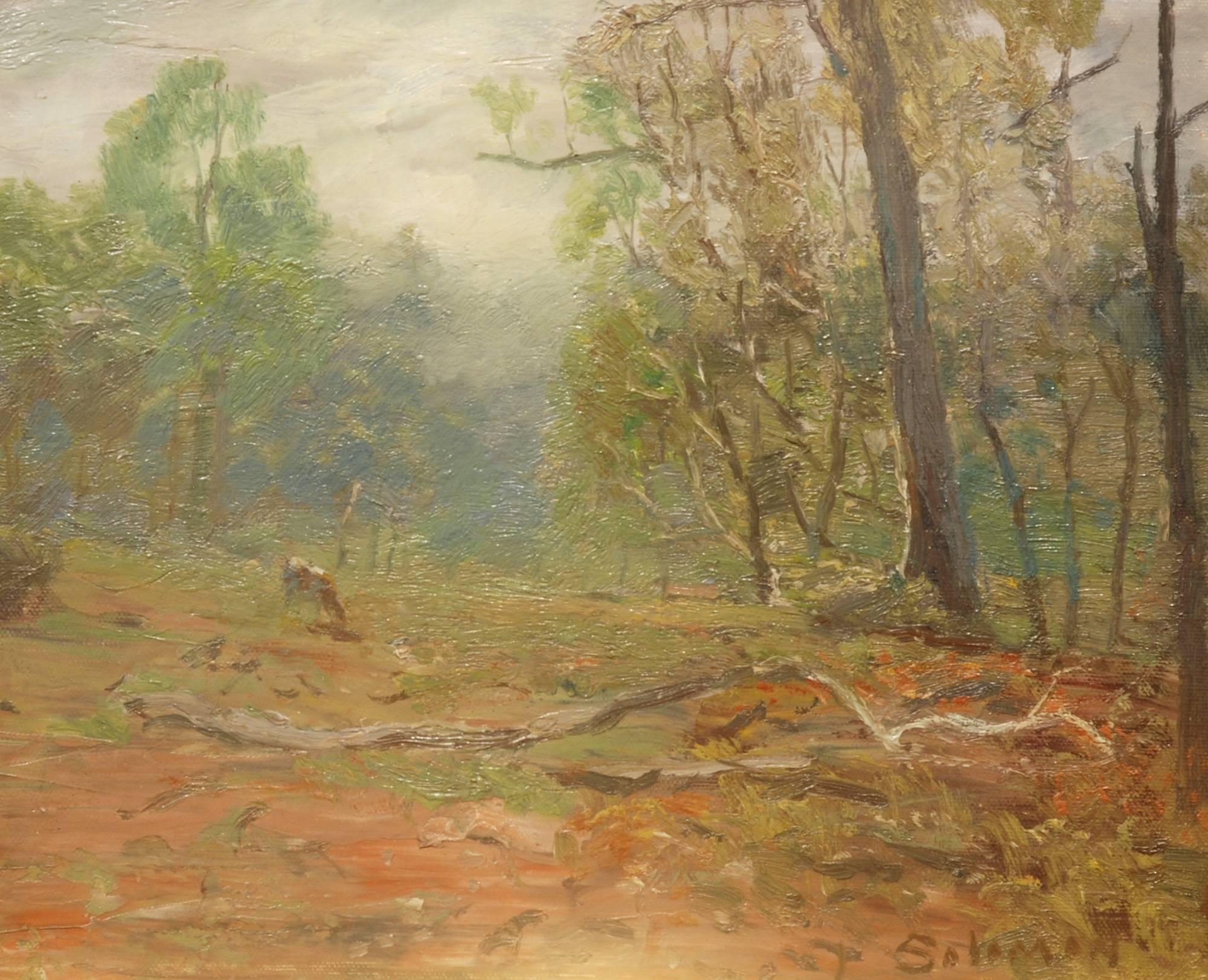 Lance Vaiben Solomon Animal Painting - Quiet Pastures, New South Wales