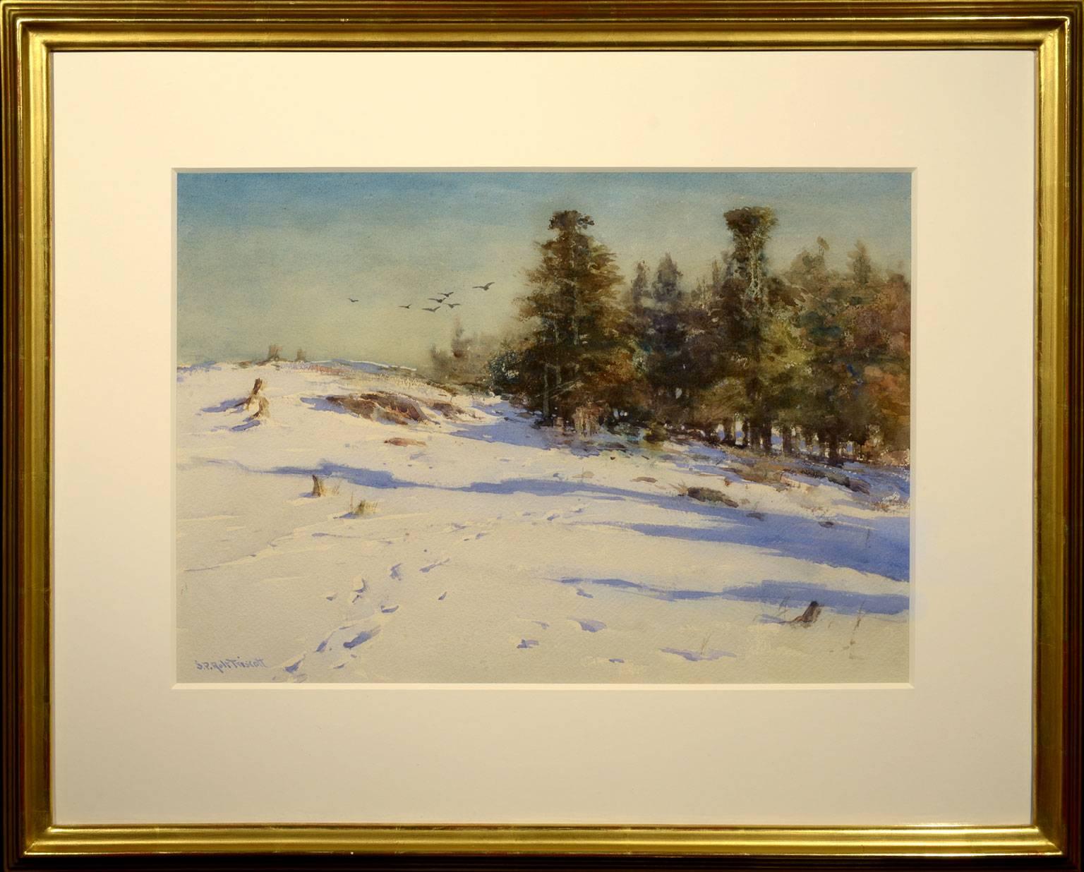 Winter on Monhegan - Art by Samuel Peter Rolt Triscott