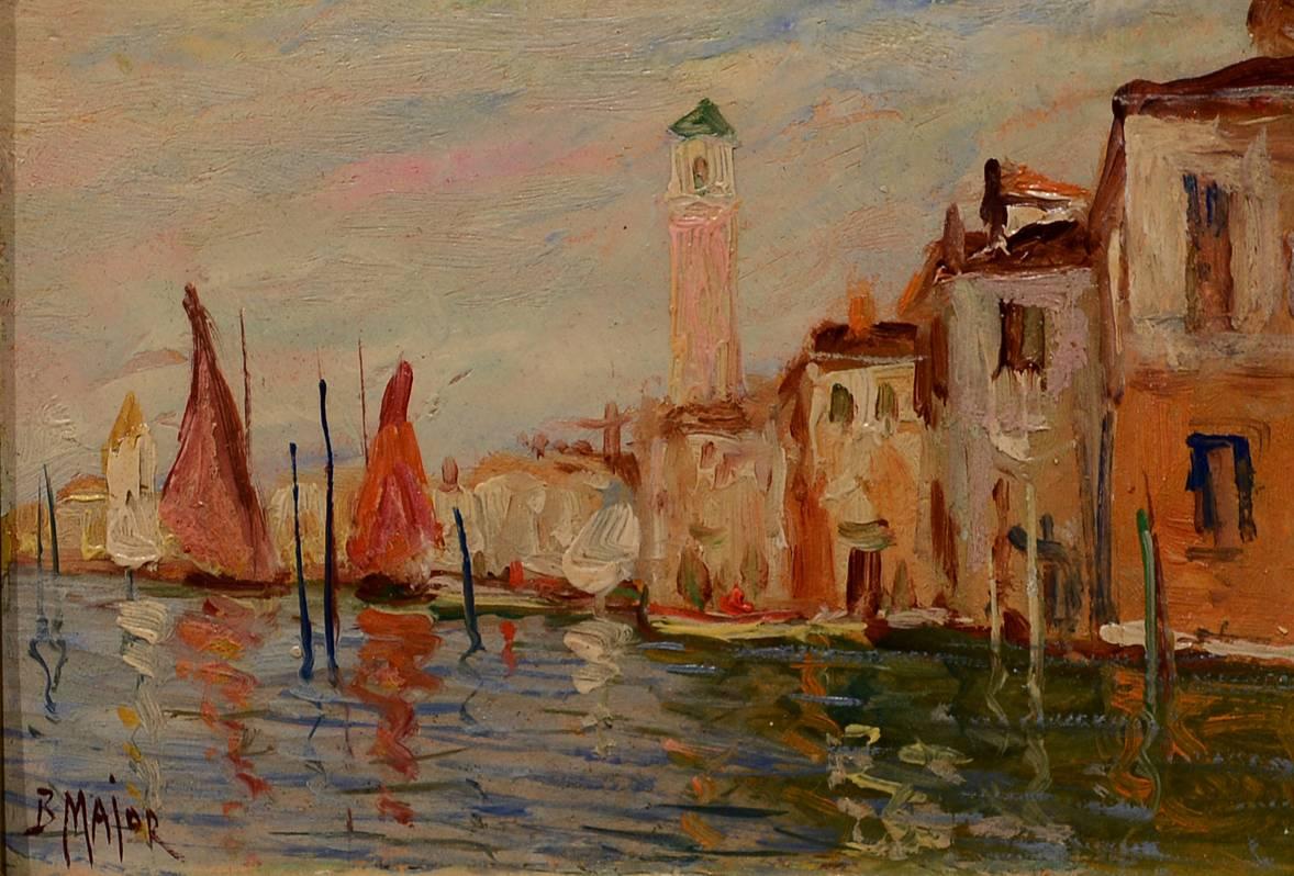 Boris B. Major Landscape Painting - Venice
