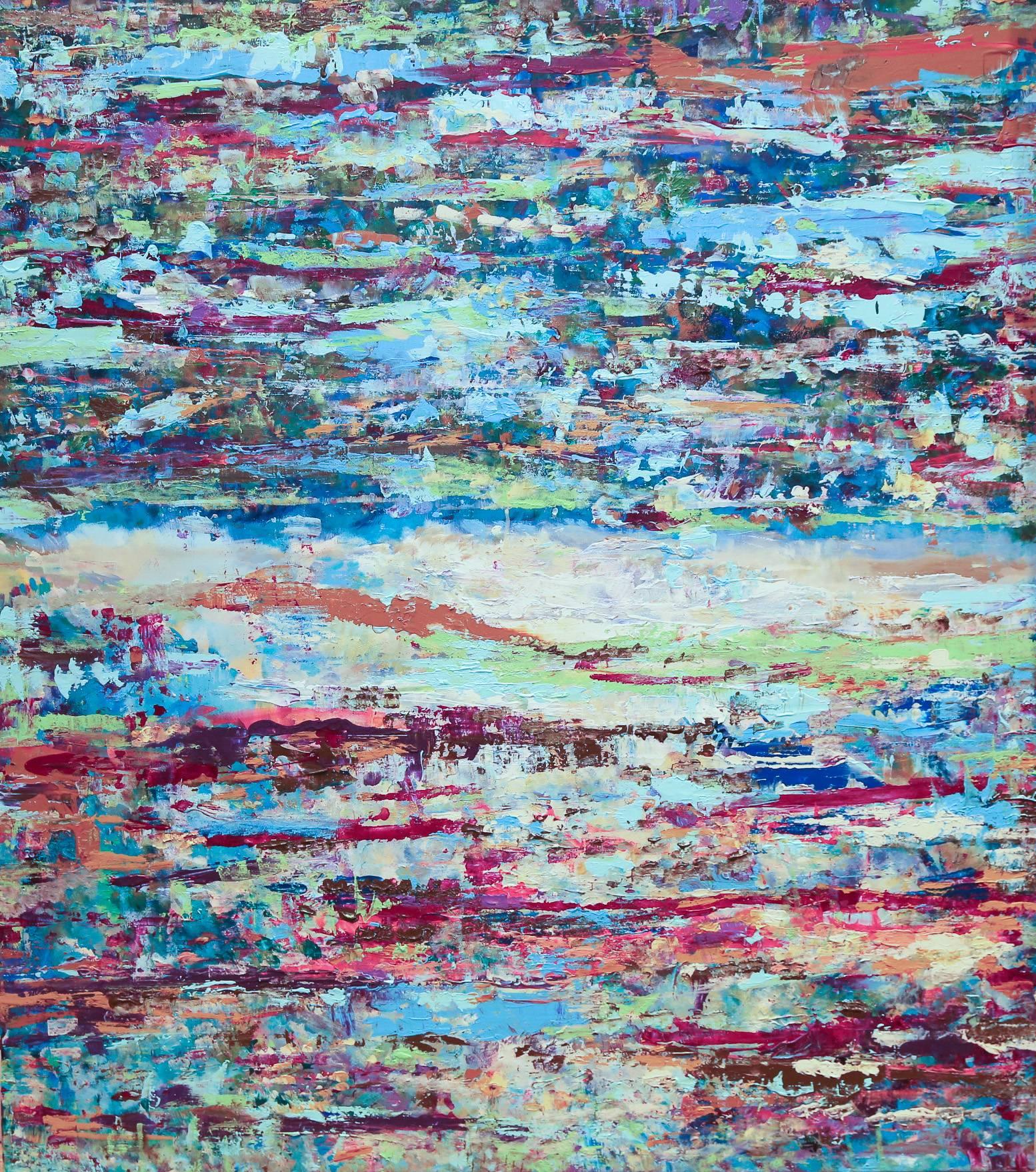 Donna Sved Abstract Painting - The Horizon Awaits
