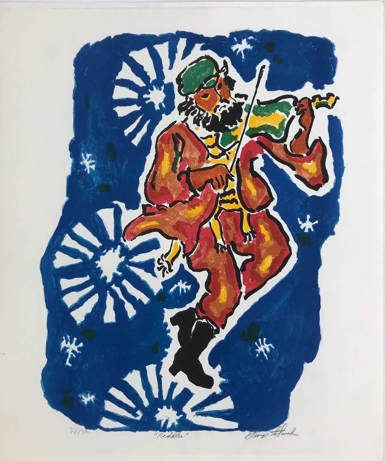 Abstract Print de George Stauch - Violinista ( Edición 225/300 )
