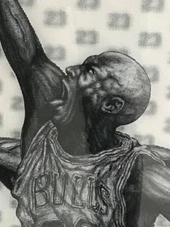 Michael Jordan Vitruvian Athlete - 48"x48"
