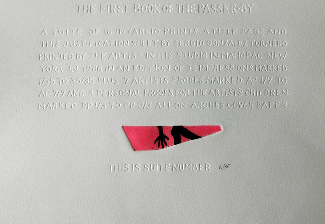 The First Book Of The Passerby 6/35 - Print by Sergio Gonzales-Tornero