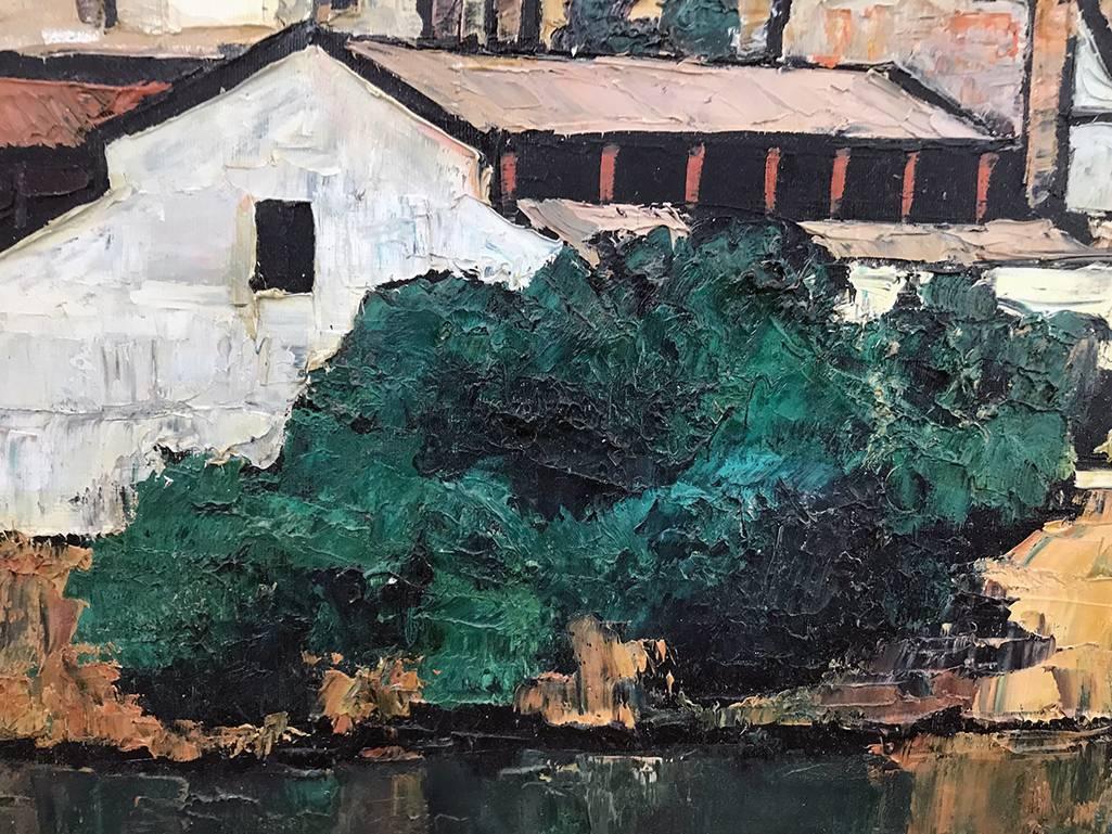 Senza titolo - Abstract Painting Marrone di Santiago Diaz
