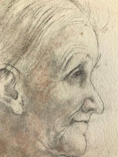 Untitled (Profile of an Elderly Woman)