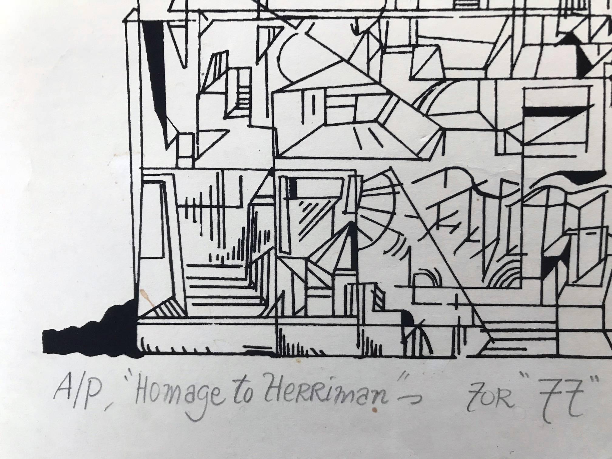 Hommage an Herriman (Künstlerabzug) 1