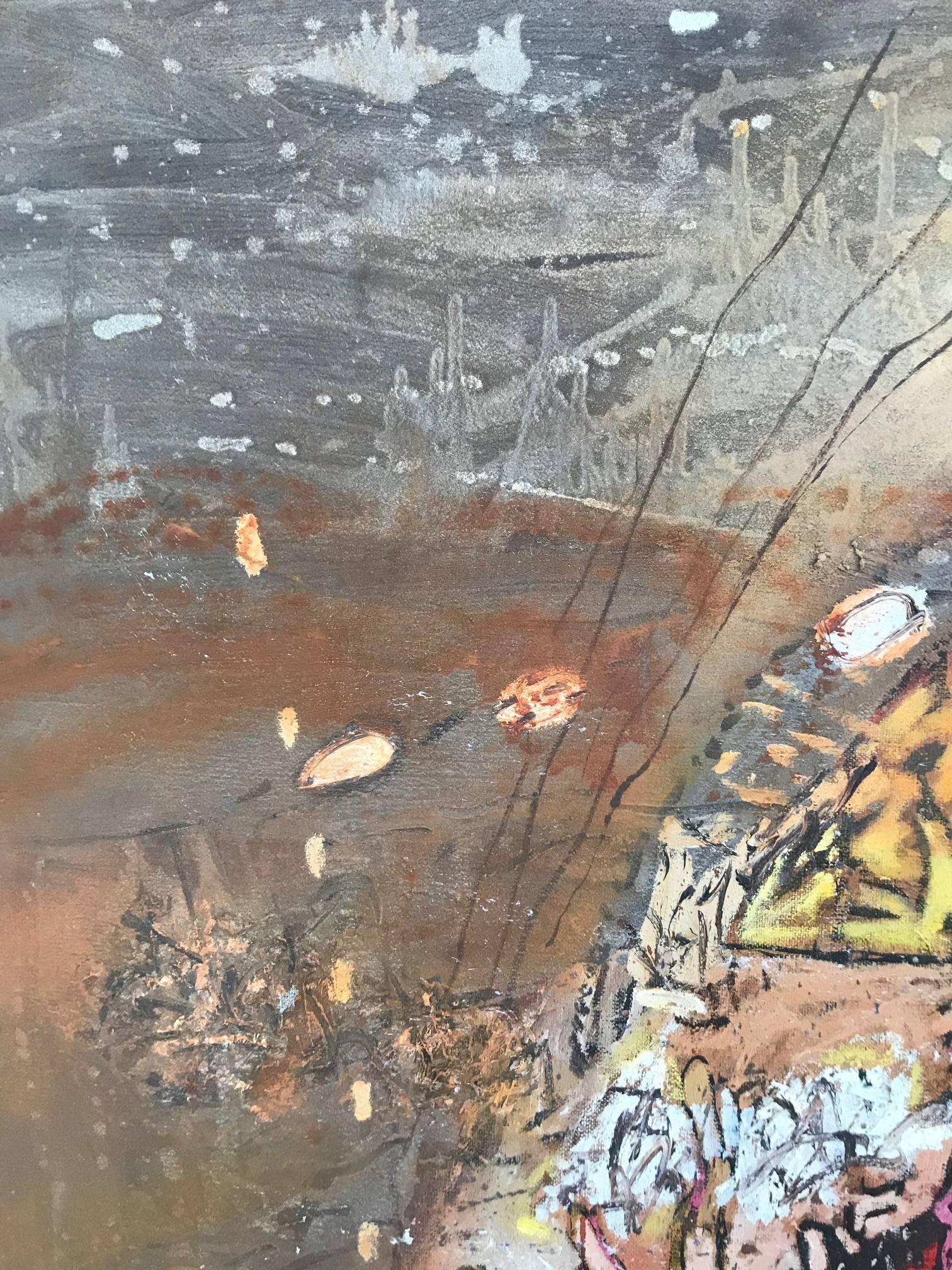 Speziale - Abstract Painting Grigio di Vasilij Vlasov