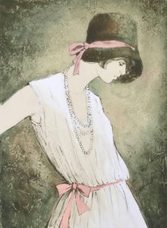 Vintage Girl with Pearls (Edition 29/175)