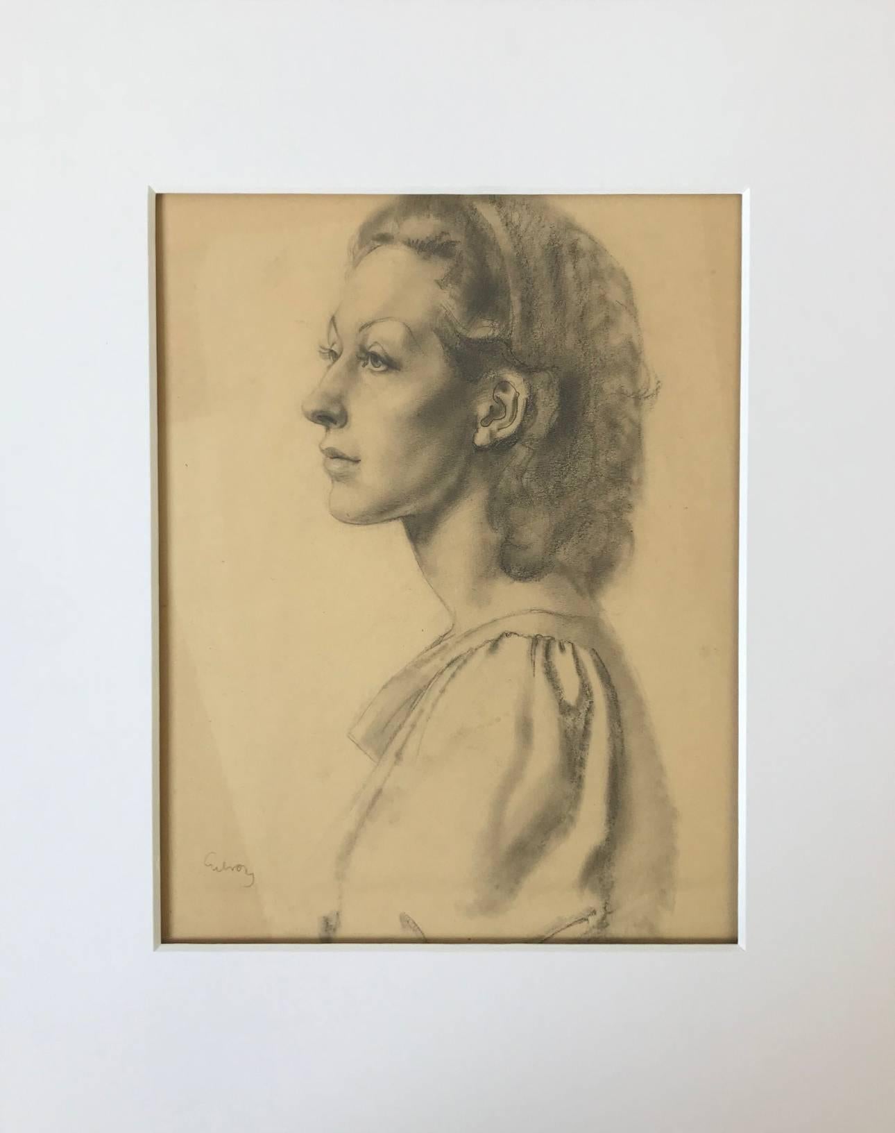 John Gilroy Portrait - Untitled (Staring Woman)
