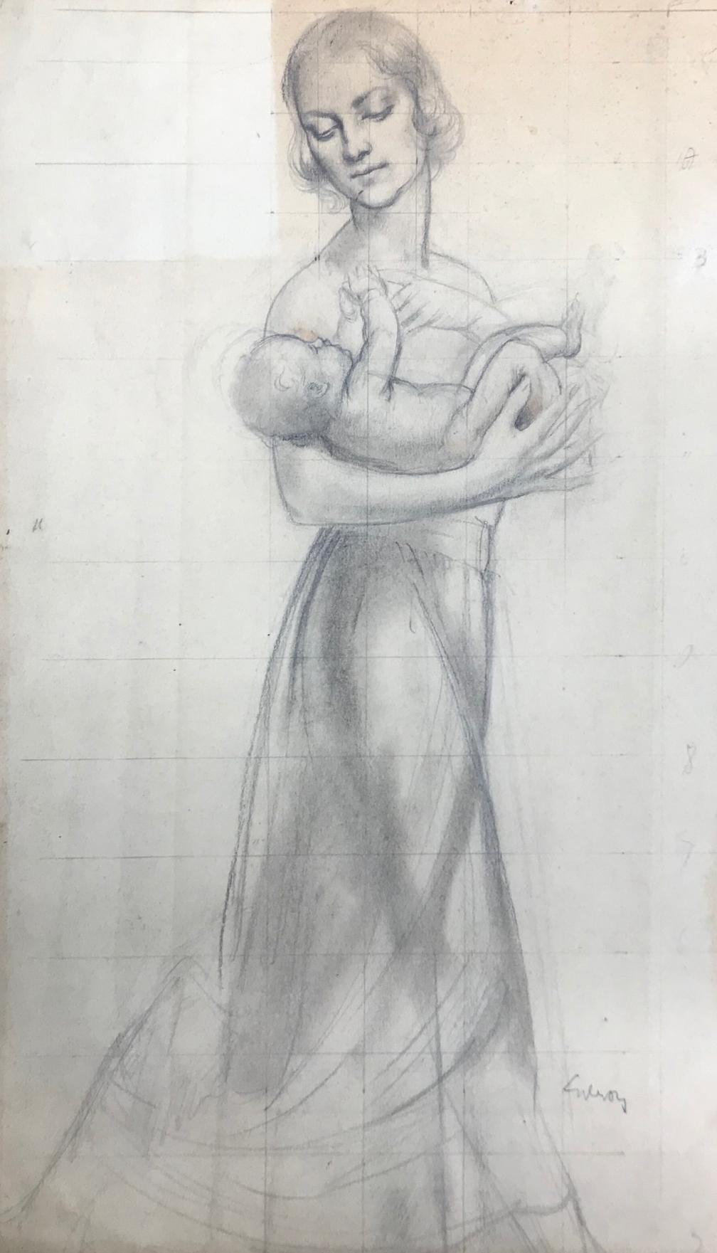 Untitled (Mother Holding Baby)