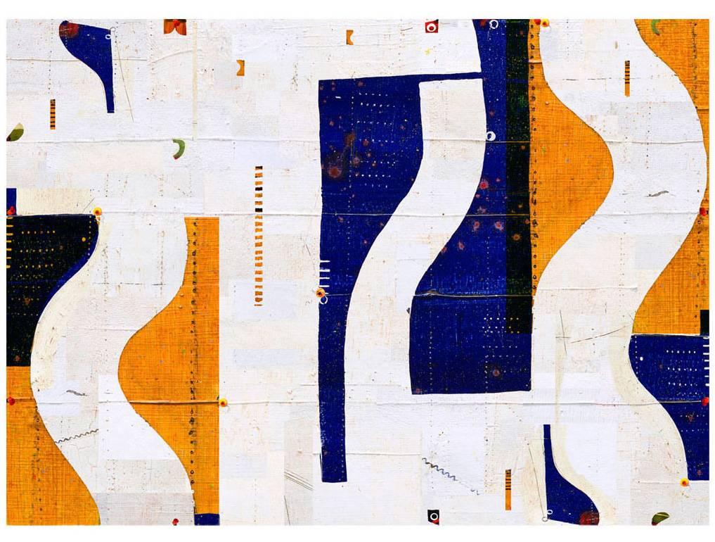 Caio Fonseca Abstract Print - Extempera I