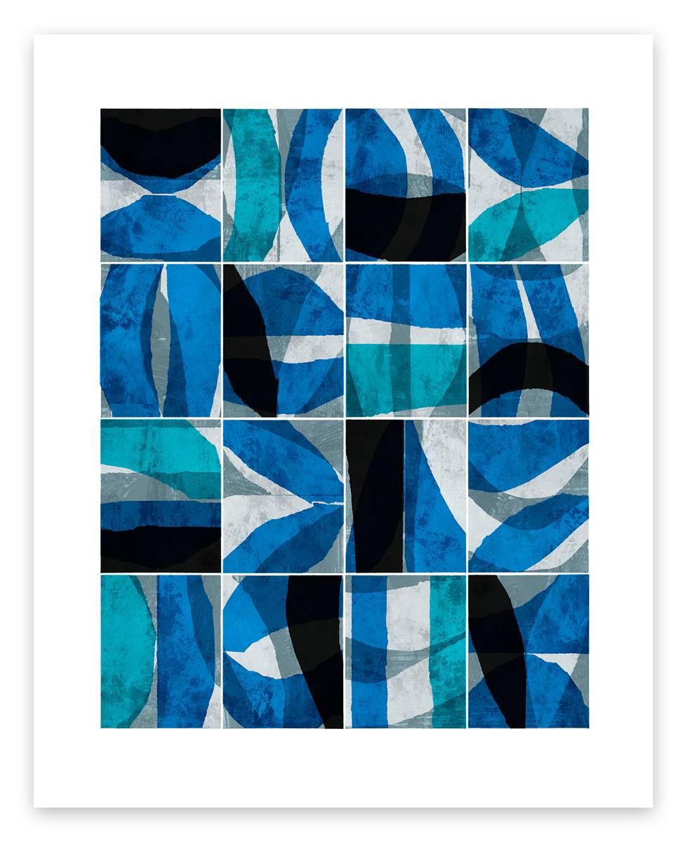 Paradigm Blue - Print by Brad Ellis