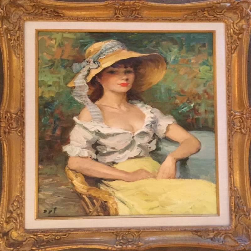 Claudine - Painting by Marcel Dyf