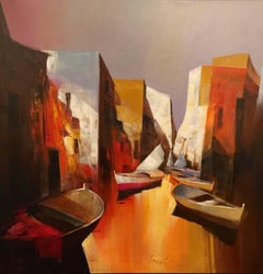 Boat Scene, Italy