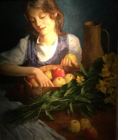 Girl with Apples