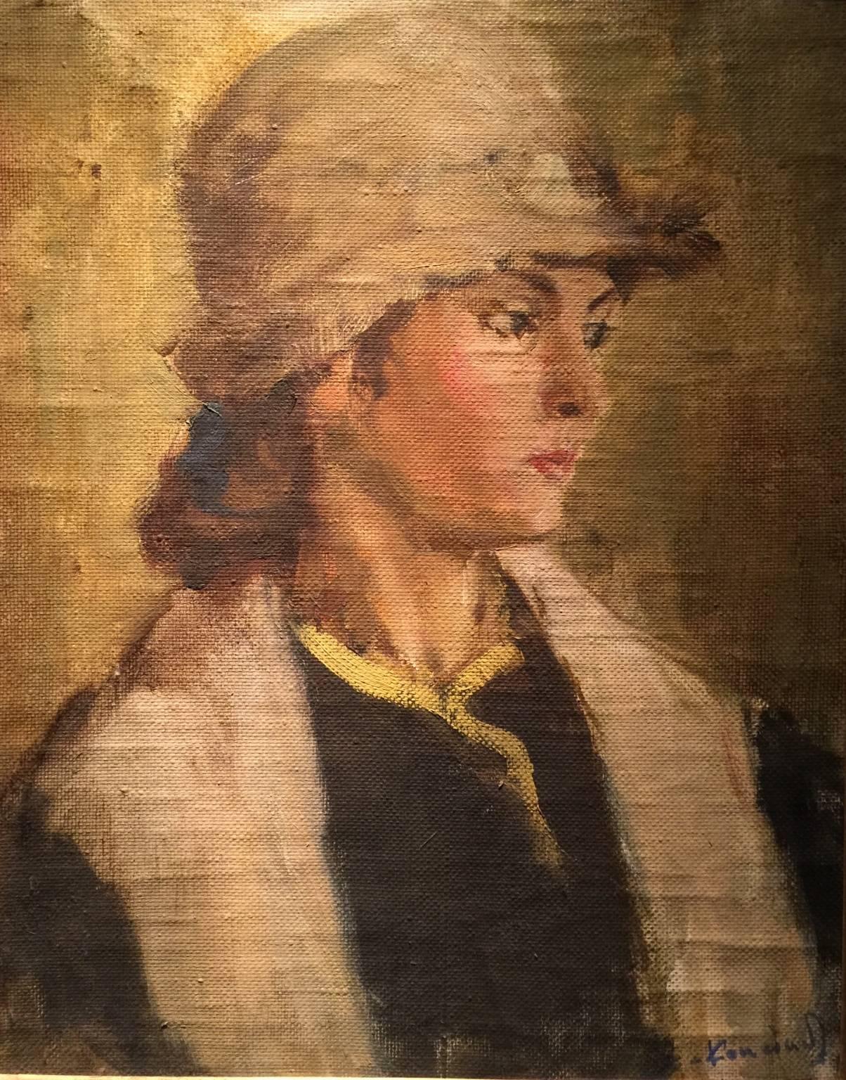 Yuri Konstantinov Portrait Painting - Nuda