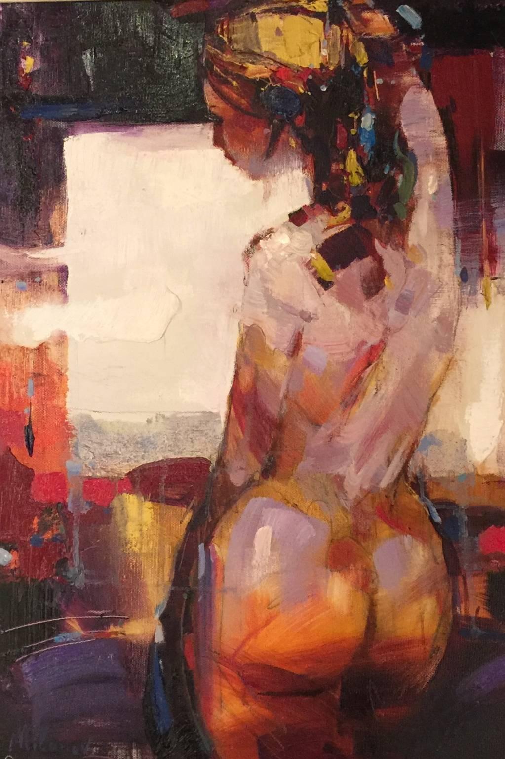 Stojan Milanov Nude Painting - Nude