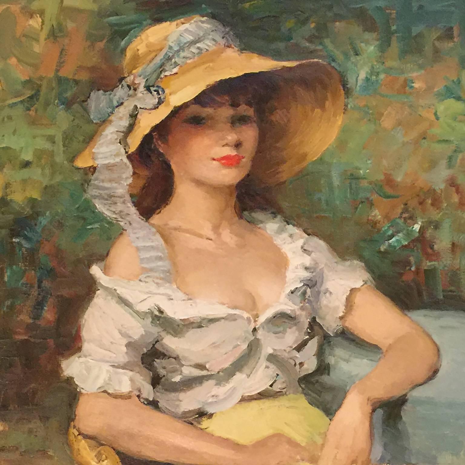 Marcel Dyf Portrait Painting - Claudine