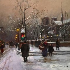 Snow Scene, Paris