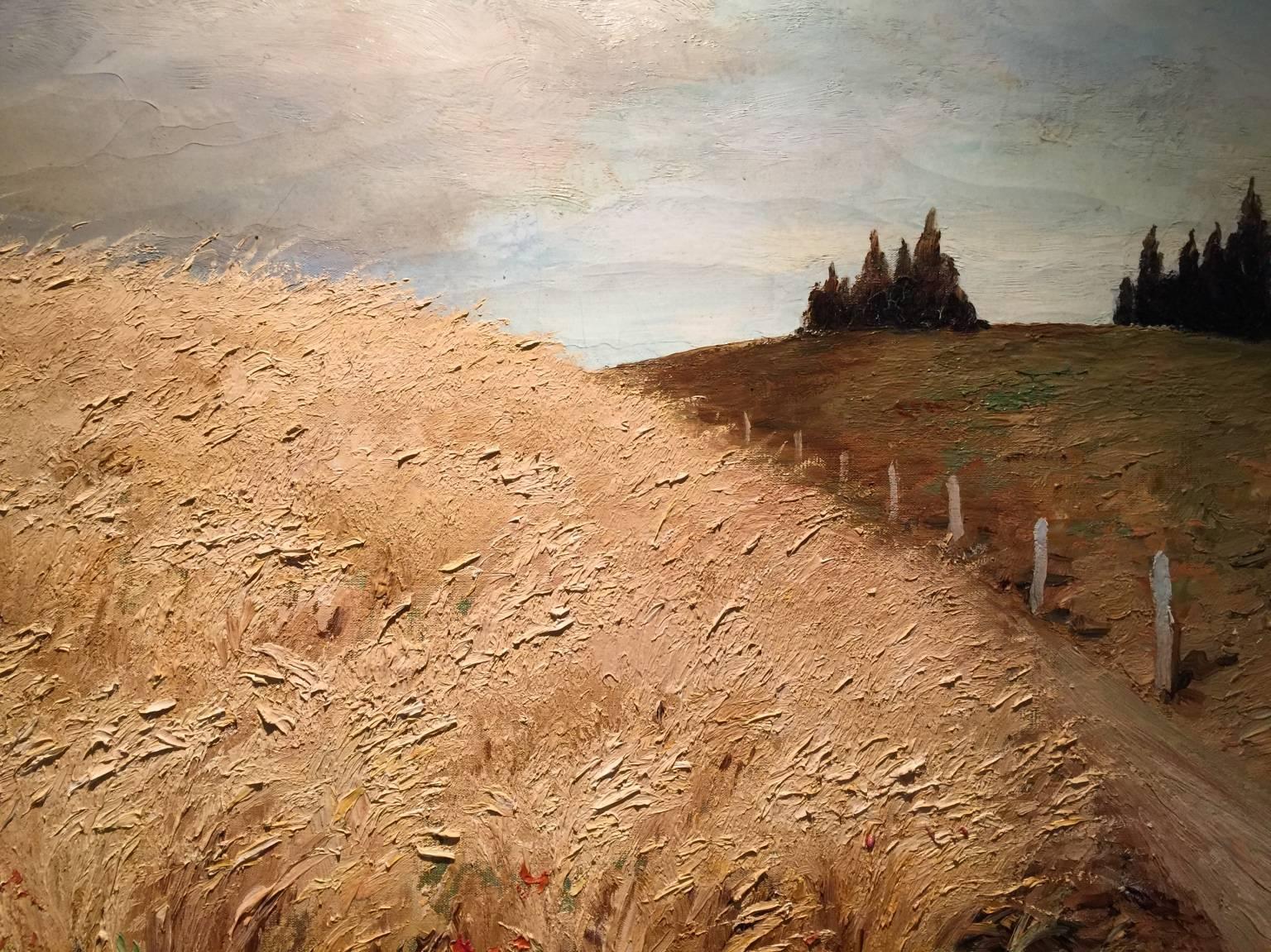 Wheat Fields - Painting by Marcel Dyf