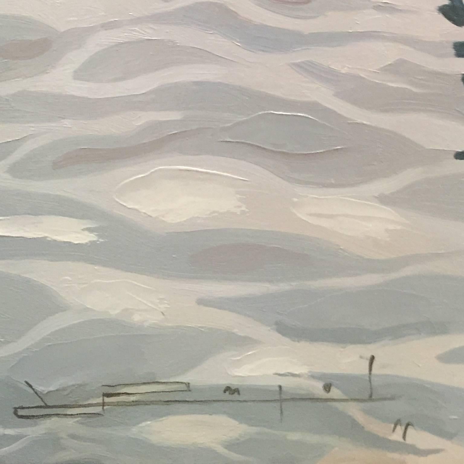 Portofino - Modern Painting by Ramon Pujol