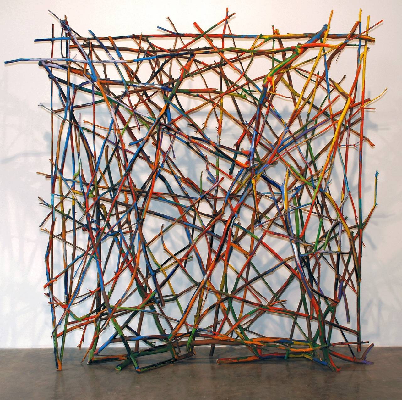 Charles Arnoldi Abstract Sculpture - Untitled ("Stick Piece")
