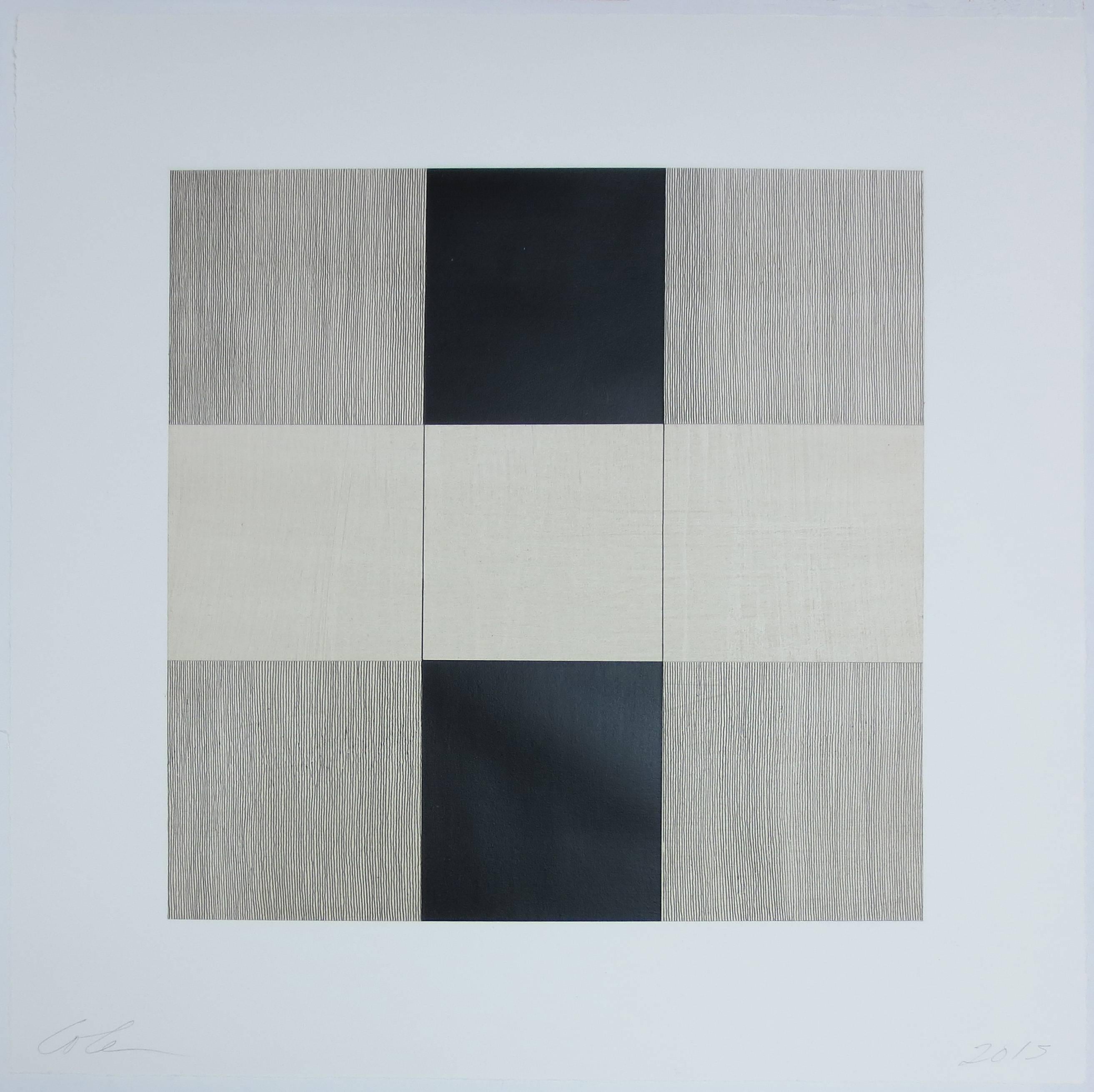 Max Cole Abstract Painting - Untitled, Greek Cross Series 12