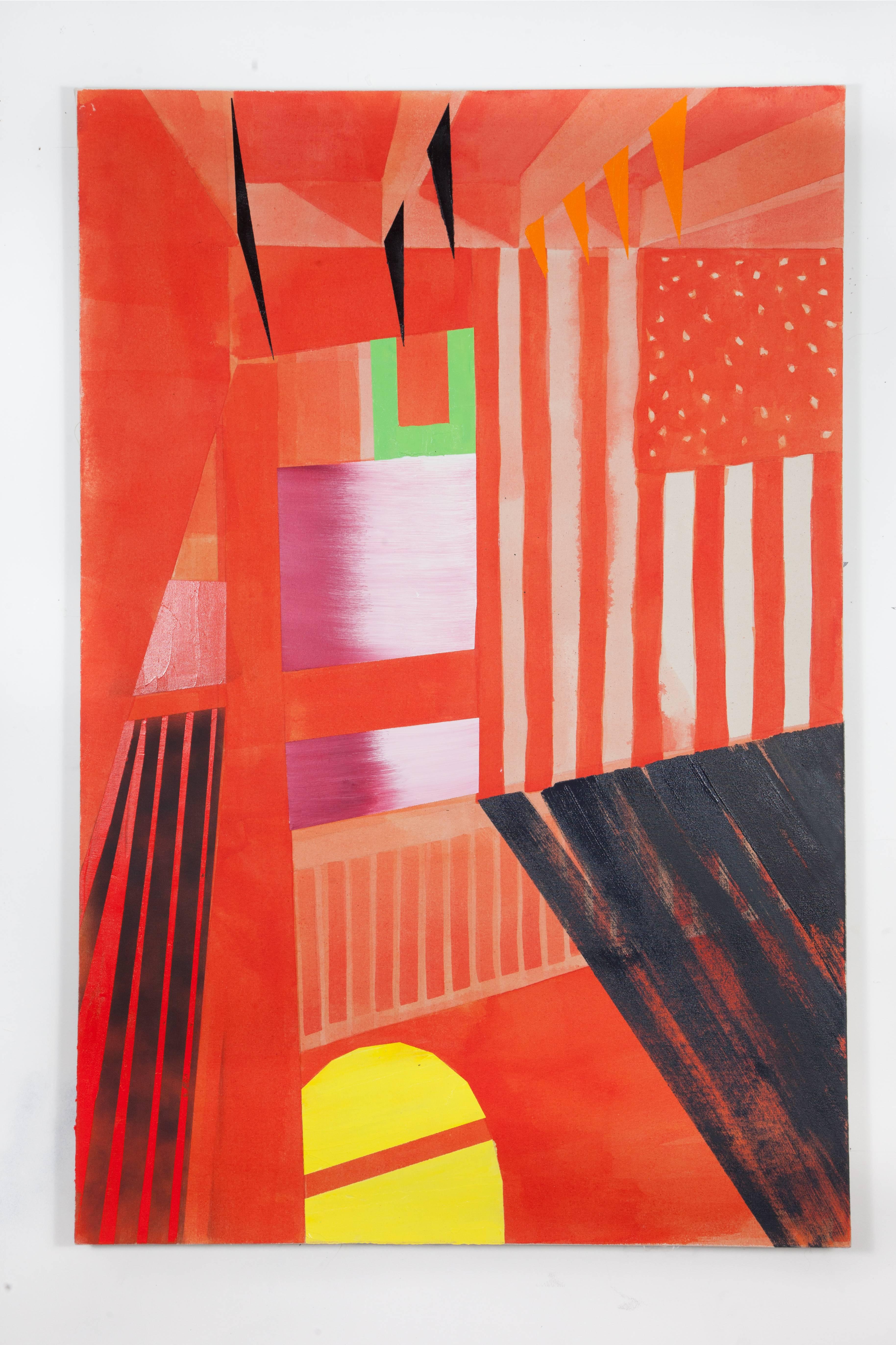 Jodi Hays Abstract Painting - Evening (Shadow) 