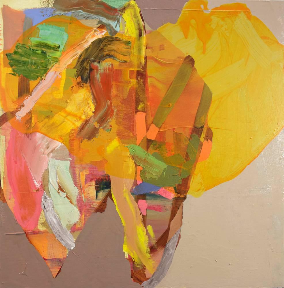 Georganna Greene Abstract Painting - Sunspot 