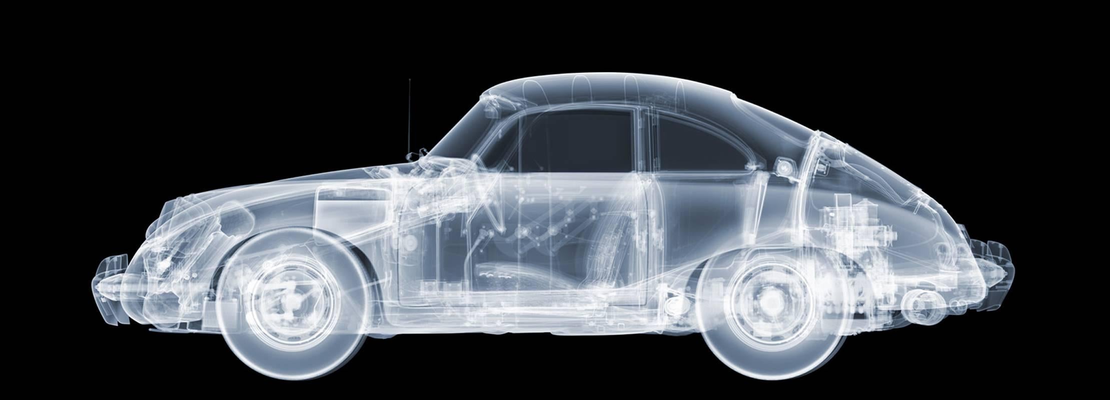 1959 Porsche 365B Coupe - Mixed Media Art by Nick Veasey