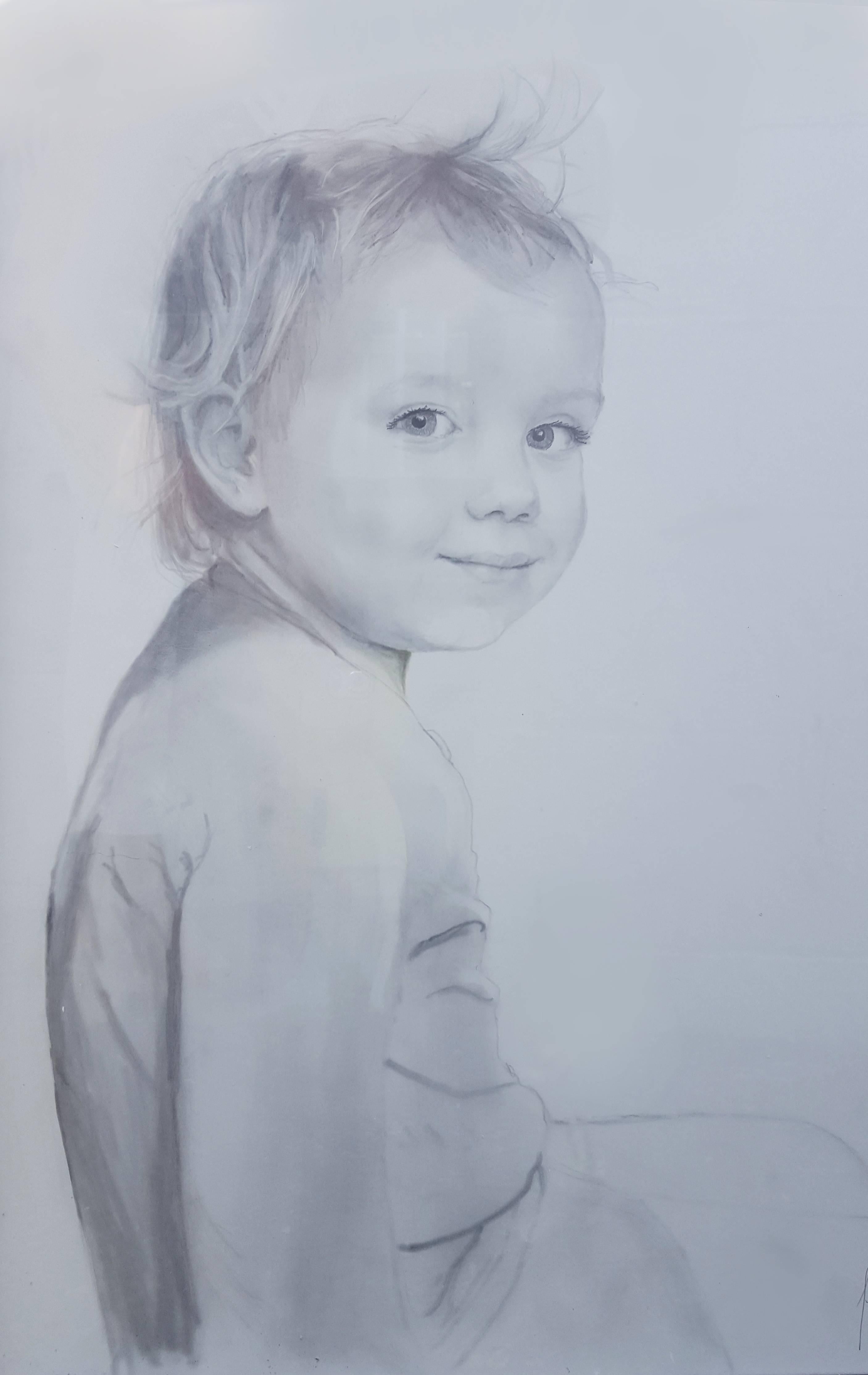 Portrait of a Toddler - Art by Jeffrey Damberg