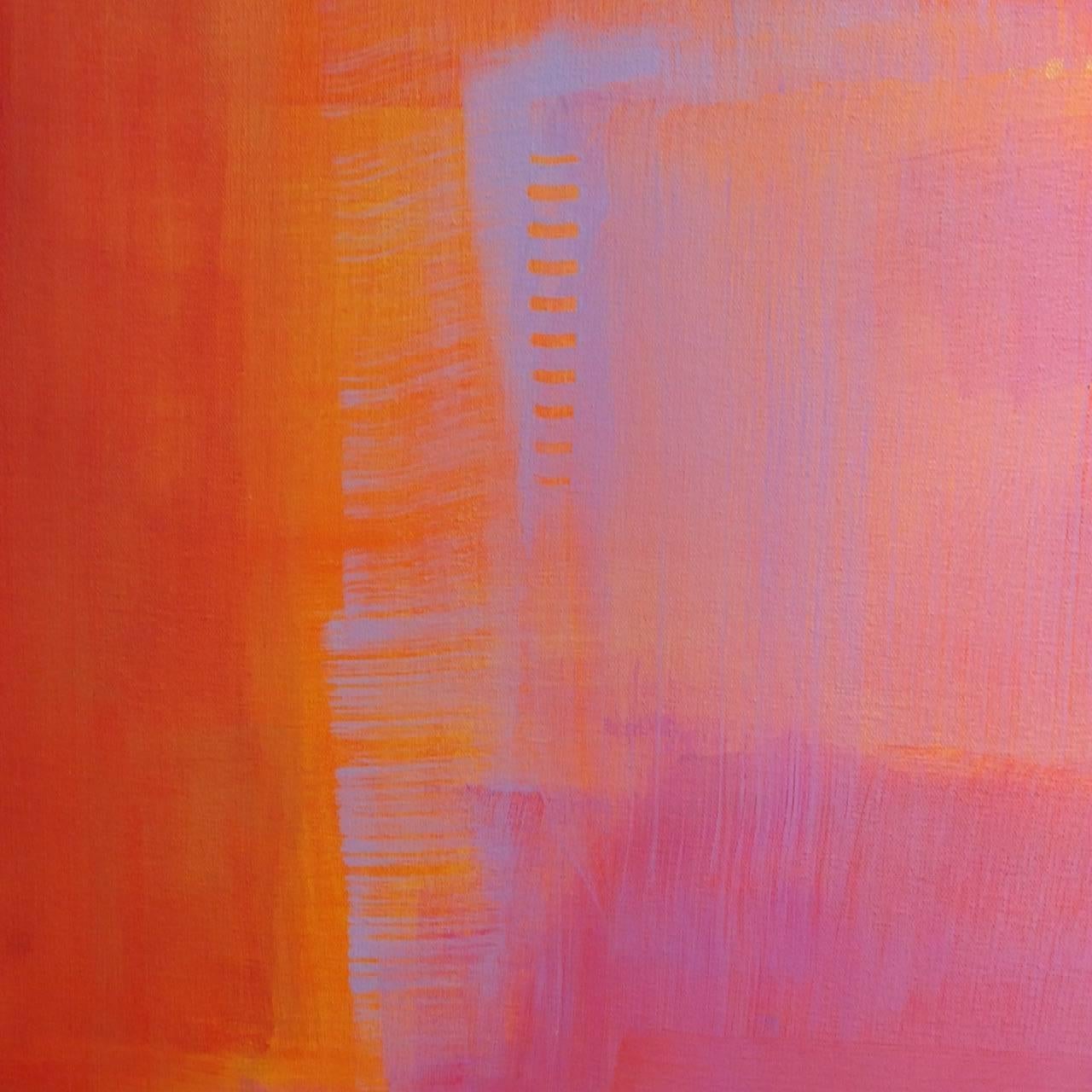 Zen Moment VI - Abstract Painting by Katherine Evans