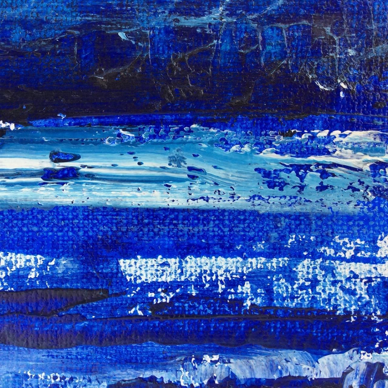 Blue Series #9 - Painting by Barbara Sussberg
