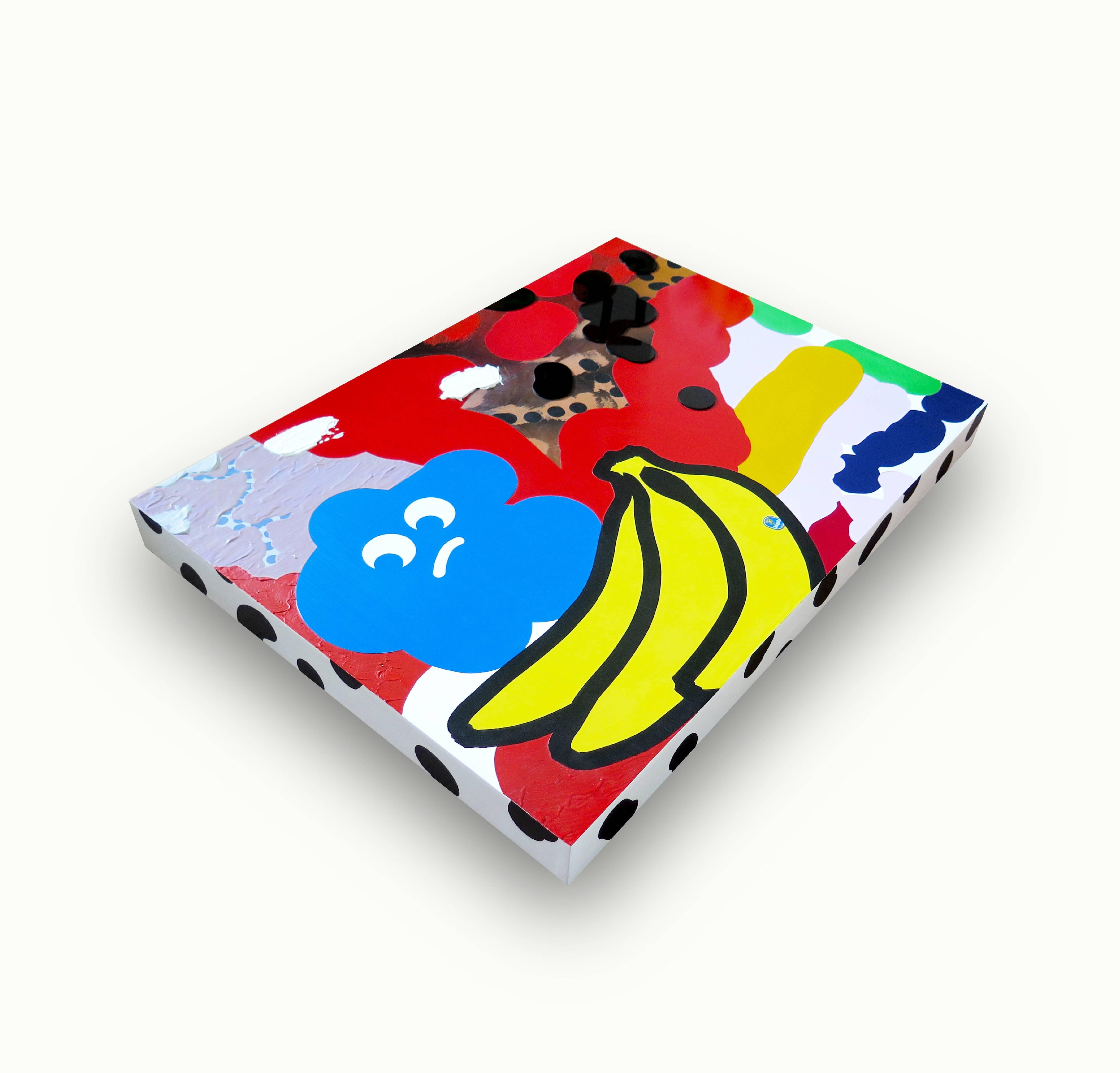Donal Sturt Abstract Painting - Patrick Heron, Updated With Bananas