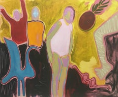 'I Lost My Goggles' by Ellie Walker, canvas by young emerging artist