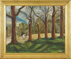 ""Bäume" Die 1. texanische schwarze Frau durfte in einer Juried Art-Ausstellung ausstellen.