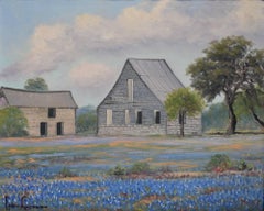"TEXAS BLUEBONNETS"  SOUTH TEXAS FARM