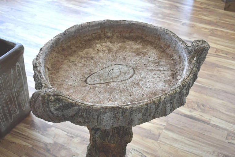 Sam Murray Faux Bois Bird Bath San Antonio Texas Artist Concrete