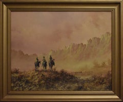 "RANGE RIDER ROUNDUP" WESTERN, MOUNTAINS, CATTLE, HORSES, COWBOYS
