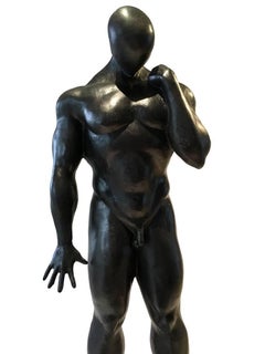 "L'enigma dell'uovo"  Artista texano/messicano ha studiato con Zuniga