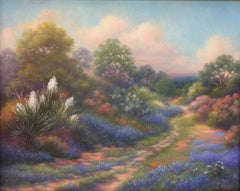 „Der vergessene Weg“ Blaubonnet-Gemälde