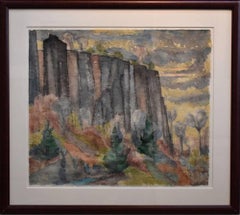 "Cliffs"  New Mexico or Big Bend Texas.  New Mexico / Fort Worth Artist