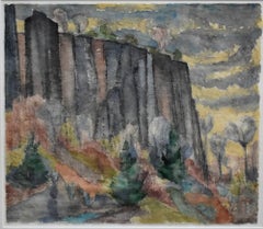 Vintage "Cliffs"  New Mexico or Big Bend Texas.  New Mexico / Fort Worth Artist