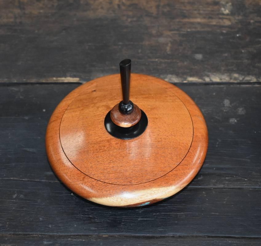 turquoise inlay wood bowl